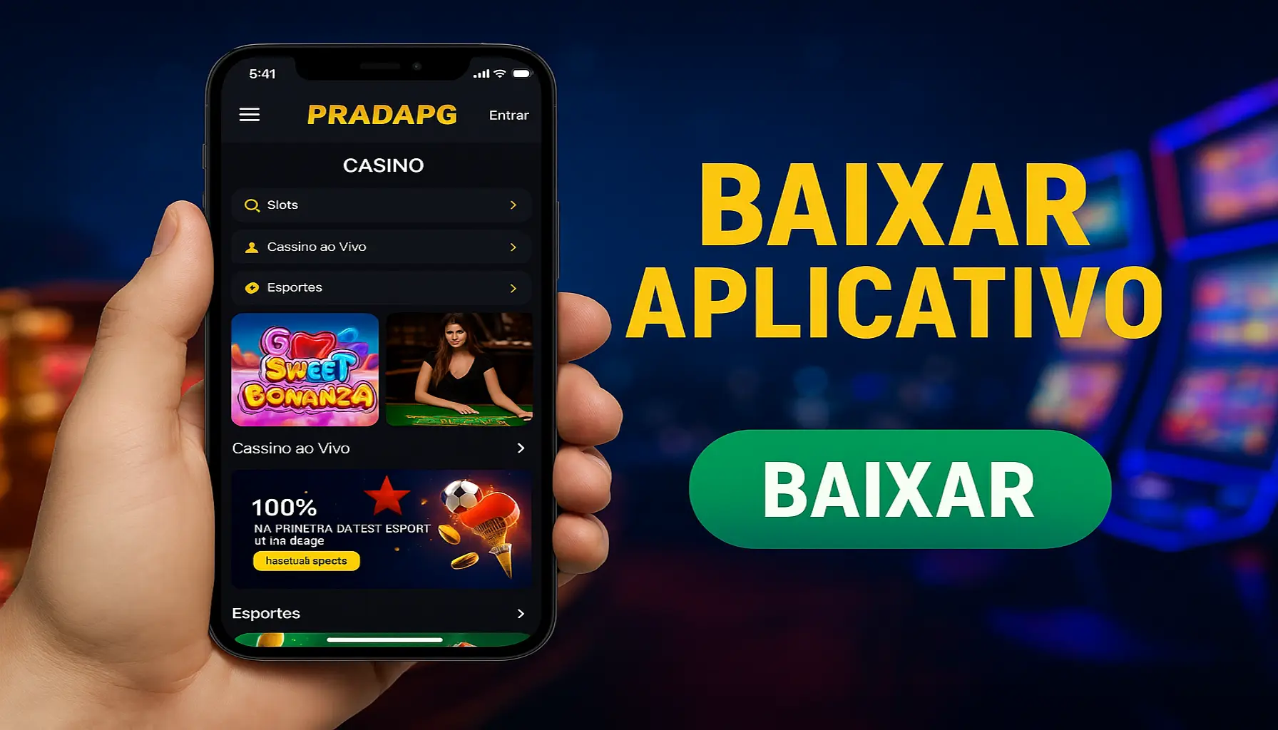 Baixar o PRADAPG Cassino App