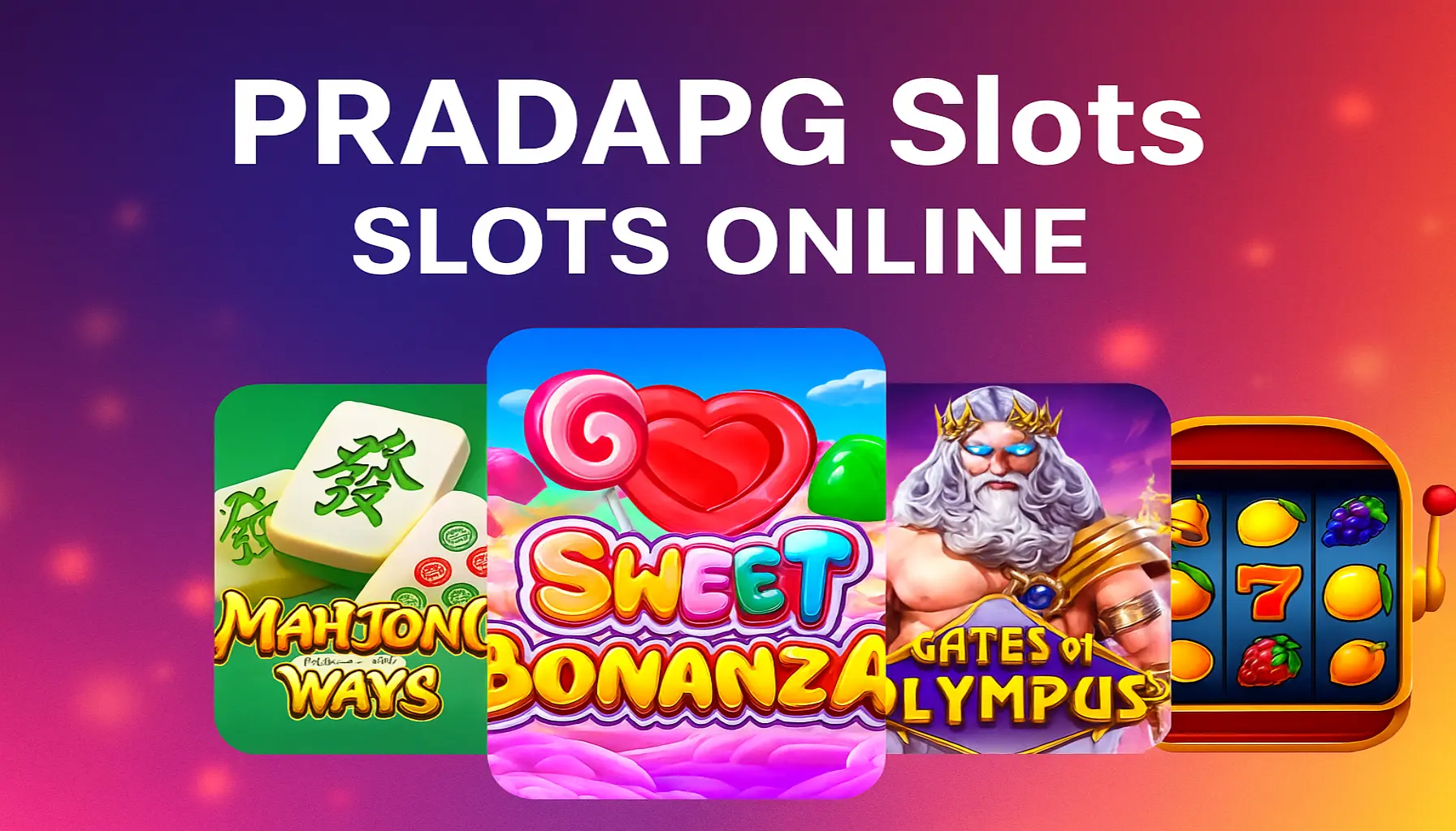 Explore o mundo das slot machines no PRADAPG Casino